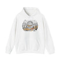 Desert Road Trip Hoodie — Retro Sunset Scenic Graphic Hooded Sweatshirt