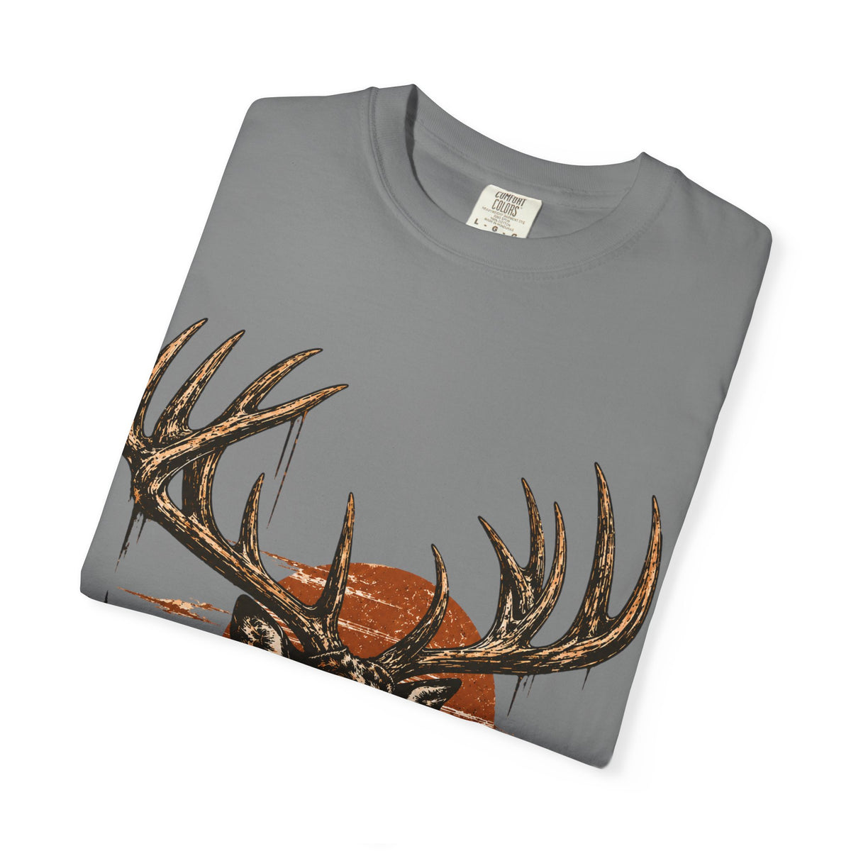 Deer Sunset T-Shirt — Vintage Elk Mountain Graphic Tee