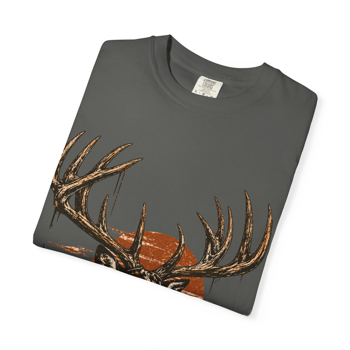 Deer Sunset T-Shirt — Vintage Elk Mountain Graphic Tee