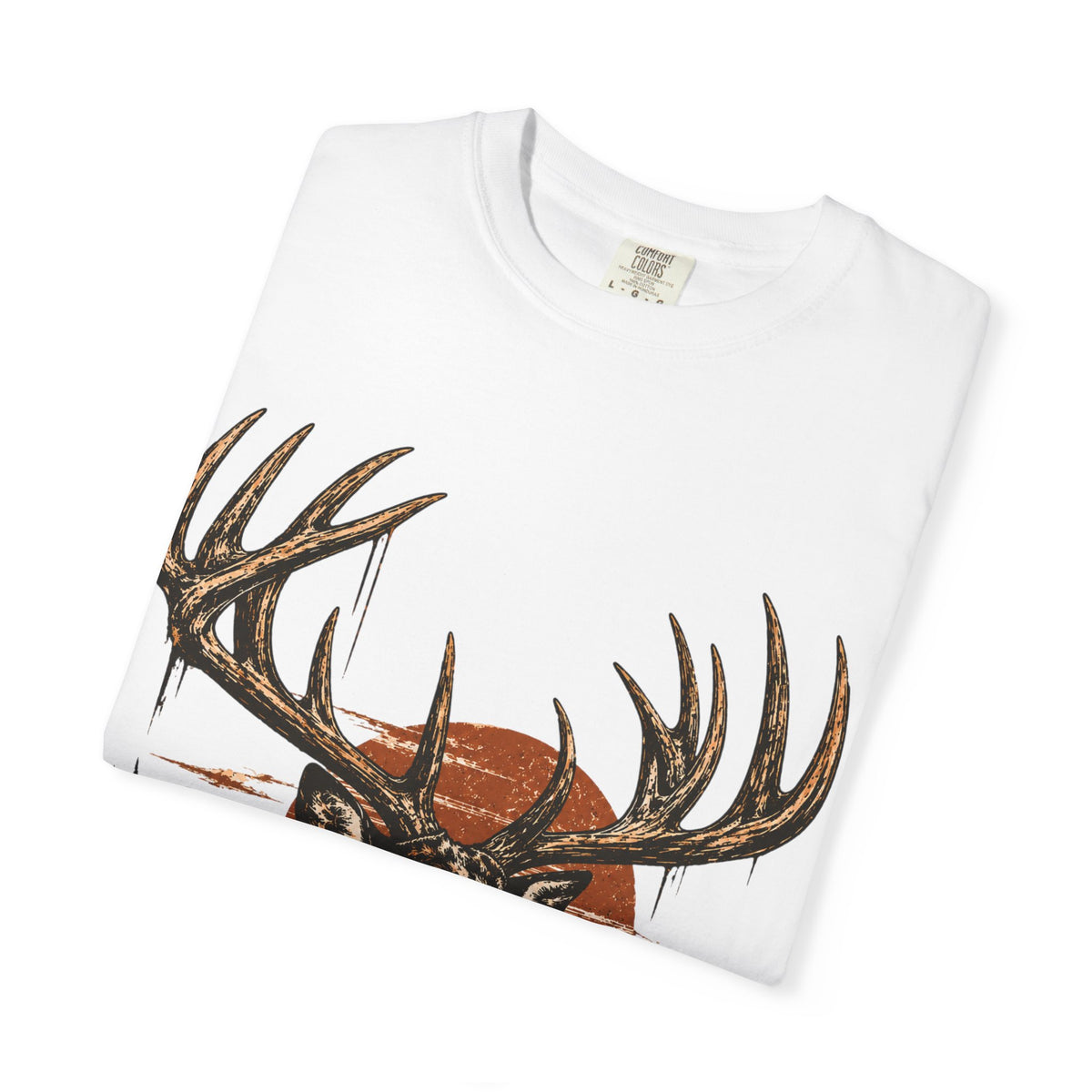 Deer Sunset T-Shirt — Vintage Elk Mountain Graphic Tee